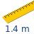 Length: 1.4m